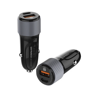 LDNIO C510Q USB C Fast Car Charger 36W PD+QC3.0 Fast Charging in Car charger - Black LDNIO C510Q USB C Fast Car Charger 36W PD+QC3.0 Fast Charging in Car charger - Black